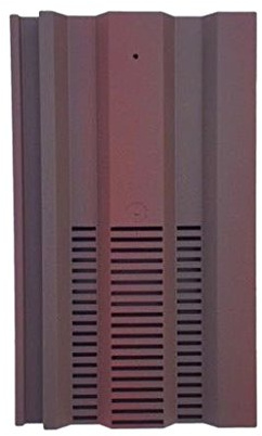 Roof Tile Vent for Marley Ludlow Plus/Redland 49 / Sandtoft Standard Pattern (Breckland Brown - Smooth)
