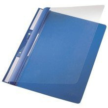 Leitz Einhngehefter Universal, A4, 2 kurze Beschriftungsfenster, PVC, blau