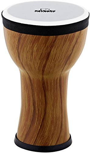 Nino Percussion Elements Mini Djembe, Braun (NINO-EMDJ-TA) | Musikinstrument für Kinder ab 3 Jahren, Durchmesser 6 Zoll, Kunststoff