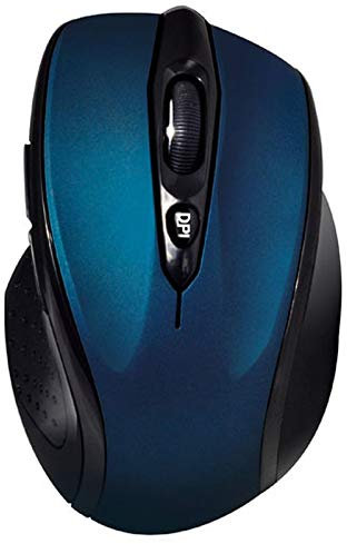 Advance S-SHAPE-BL Souris optique sans fil 500/1000 dpi 6 boutons Bleu