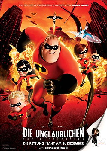Die Unglaublichen - The Incredibles (2004) | original Filmplakat, Poster [Din A1, 59 x 84 cm]