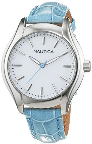 Nautica Reloj Analógico para Mujer de Cuarzo con Correa en Ninguno 0656086076219