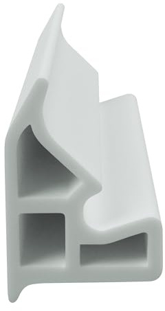 DIWARO® Stahlzargen-Dichtung SZ026 | weiß oder grau | 5 lfm für Haus- und Innentüren. Zum Schallschutz und abdichten der Tür. Bestehend aus TPE (Thermoplastischen Elastomer) (weiß)