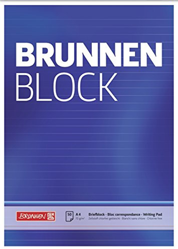 Brunnen Briefblock A4 70g BRUNNEN lin