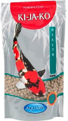 KI-JA-KO Health alimento Completo para Carpas koi con actigenos, Germen de Trigo, bajo en energia, para la alimentacion Post-Invernal y Apoyo inmunitario 500 g / 6 mm