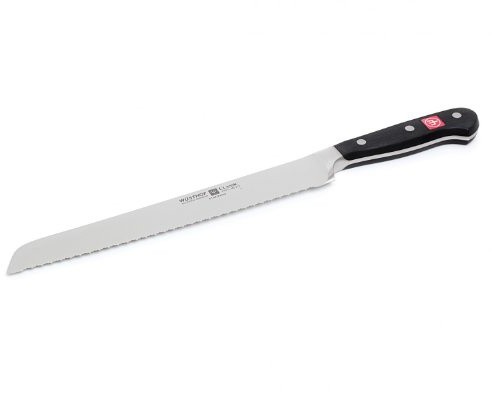 Wusthof 4152 Classic 9-inch Double Serrated Bread Knife, High Carbon Steel