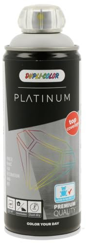 DUPLI-COLOR PLATINUM RAL 7035 lichtgrau seidenmatt 400 ml Spraylack, schnelltrocknend, exzellente Deckkraft, hohe Ergiebigkeit, UV-beständig, lichtecht und langlebig