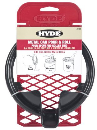Hyde 45160 Metal Can Pour and Roll, Pour Spout and Roller Grid, Fits 1 Gallon Cans