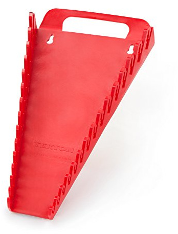 TEKTON 79372 Tragbare Aufbewahrungsleiste für 15 Schraubenschlüssel / Schraubenschlüssel-Halter, rot