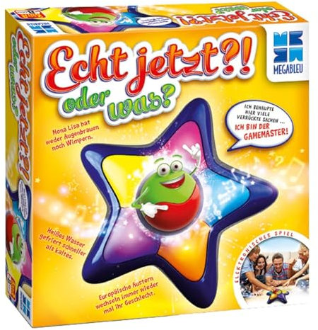 Megableu | Echt jetzt oder was? | IQ Quiz für Kinder und Erwachsene | lustiges Familienspiel mit 1000 Fragen | Partyspiele | Denkspiel & Gesellschaftsspiel | Für 2 bis 5 Spieler ab 8 Jahren