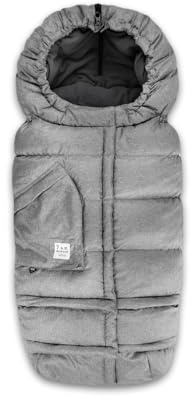 7AM Enfant Stroller Blanket 212 - Adjustable Baby Car Seat Zipped Blanket for Babies Winter, Unisex Multi Purpose Fleece Lined Warm Hooded Toddler Footmuff Water Repellent | (6M - 4T)
