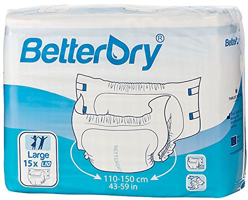 BetterDry L10 Windelhose Erwachsenen-Windeln Inkontinenz Nachtwindeln