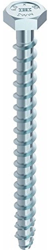 HECO-MM Sechskantkopf 12x 80 verzinkt Multi-Monti Schraubanker mit Zulassung, 25 Stück,41158