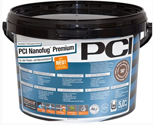 PCI Nanofug Premium Variabler Flexfugenmörtel 5 kg/Eimer basalt