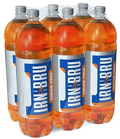 IRN-BRU Sugar Free Bottles, 2L - Pack of 6