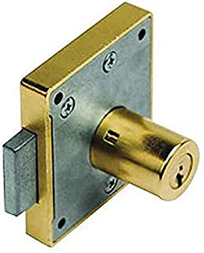 CERRADURA N.23R DE 25 MM LATONADA