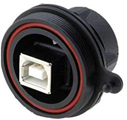 PX0842/B Adaptateur USB A socle,port USB B (étanche) USB Buccaneer BULGIN
