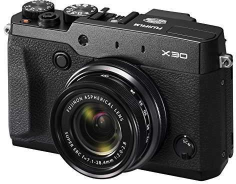 Fujifilm X30 Digital Camera - Black (12MP, 4x Optical Zoom)