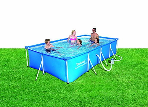 Bestway 56082 Piscina Steel PRO Frame Rettangolare, cm 400X211X81