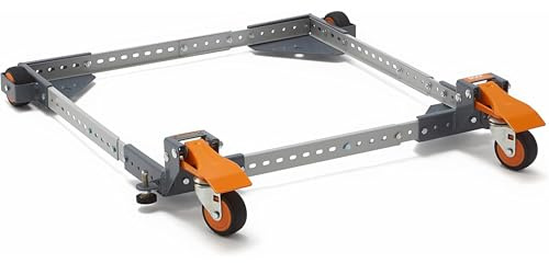 Bora Heavy Duty Universal Mobile Base with Wheels for Table Saw, Power Tool Stands & Mobile Bases, 3 Inch Non Marking Wheels, Adjustable Tool Stand 650lb Capacity PM-2500