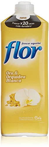 Flor - Ammorbidente per bucato concentrato profumato oro e orchidea bianca - 72 dosi