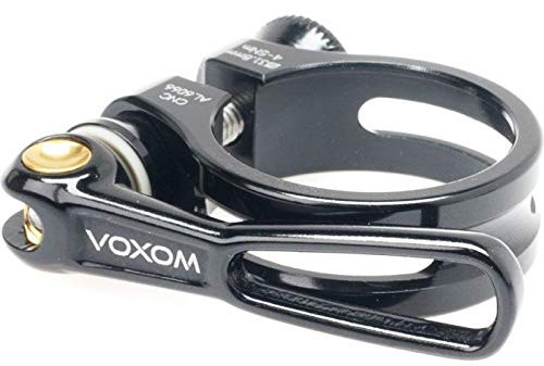 Voxom Unisex Sattelklemme Sak1 Schnellspanner, Schwarz, 34,9 mm