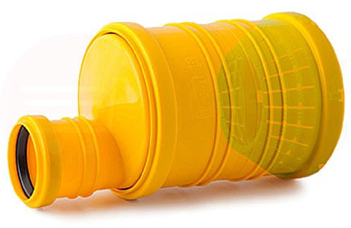Dränage HT-KG Reduzierstück Ø 50 mm auf Ø 72-100 mm (MKK-21) Dränagerohr Ve...