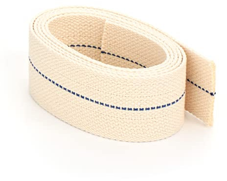 NKlaus 1 Meter 30mm 100% Natürliche Baumwolle Lampendocht flach Litzendocht Laternendocht für Ölbrenner Öllampe mit gereinigtem Petroleum 1303