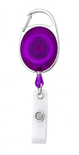 1x Ausweisjojo Jojo Zipper Ausweishalter Kartenhalter Schlaufenclip Aufrollmechanismus Schlüsselanhänger