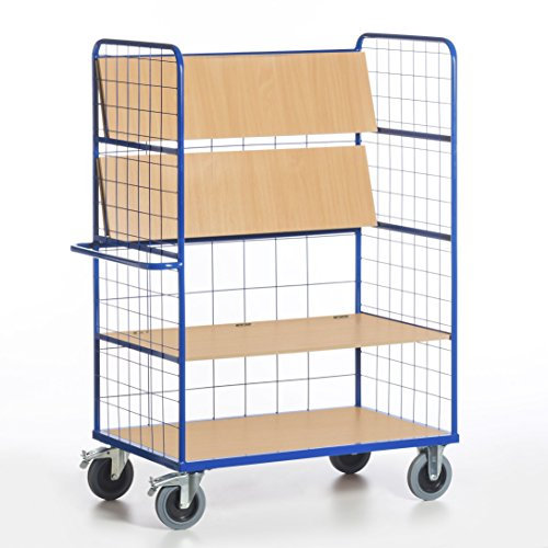 Rollcart Hohe Gitter Klapp-Etagenwagen, 08-7817