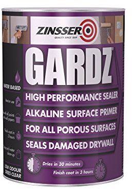 Zinsser ZINGS1L GS1L Gardz Sealer Primer 1 Litre, 1L, Clear