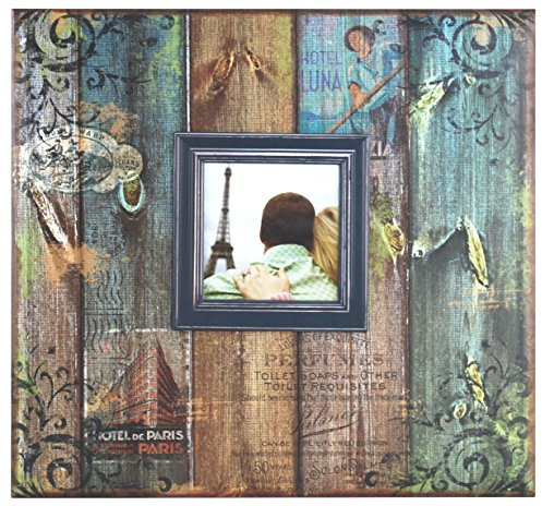 MCS Erweiterbares 10-seitiges Scrapbook-Album mit 30,5 x 30,5 cm Seiten, 33,5 x 32,5 cm, Vintage-Reise