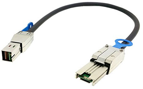 Cablecc Mini SAS externo 4X SFF-8088 a mini SAS alta densidad HD SFF-8644 cable de incursión del servidor de datos 50cm