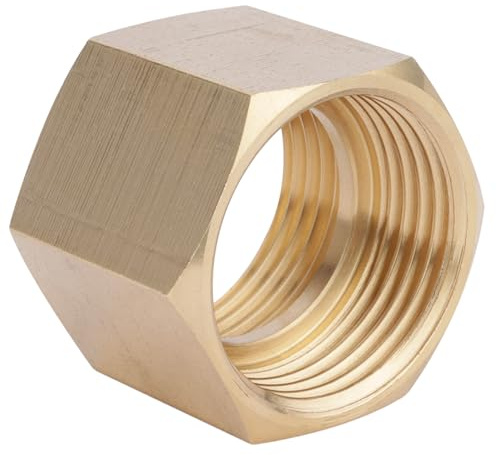 Boutté – Manchon laiton égal à butée femelle 26x34 Or – Raccord de prolongation plomberie