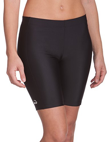 iQ-UV Badehose für Damen Schwarz XXL – Bequeme Bikinihose für Damen mit UPF 50+ UV Schutz – Leichte Bikini Hose besonders atmungsaktiv & hochelastisch – Bikini Unterteil mit Handytasche
