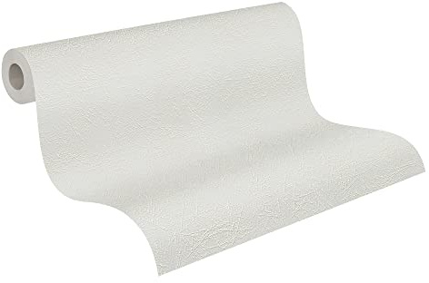 A.S. Création überstreichbare Vliestapete Meistervlies Tapete 25,00 m x 1,06 m weiß Made in Germany 573018 5730-18