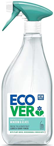 Ecover 285449 Glas und Fenster-Reiniger, EN, VOC 7,3 Prozent, 500 mL