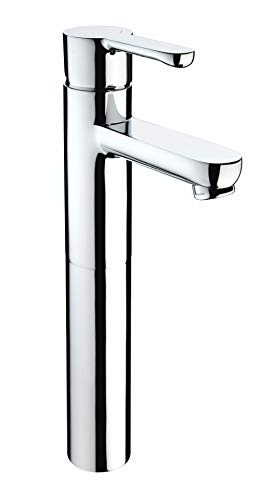 Bristan Nero Bathroom Taps, Chrome Tall Basin Mixer tap | NR TBAS C, Modern design, No waste, Bathroom sink taps, Matching bath taps available, Lifetime Cover