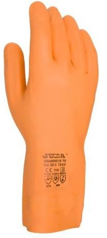Juba - Guante neopreno con latex flocado 321/c, talla 8