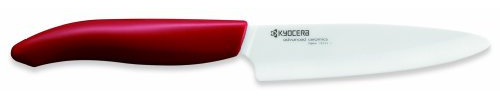 KYOCERA Coltello in ceramica FK 110 di coltelli in ceramica con manico rosso WH