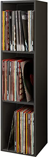 VCM 902076 Vinyl-Shelf Platto Archivio del Mobile, Nero