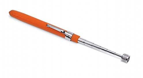 SHINE MAGNETIC PICK UP TOOL 10 LBS TELESCOPIC HIGH VISIBLE EXTENDING MAGNET CLIP ORANGE