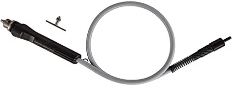 wolfcraft Biegsame Welle, schwere Ausführung I 2147000 I Flexible Welle - 8 x 1300 mm I Bohrwelle für kontrollierte und feine Schleifarbeiten mit der Bohrmaschine