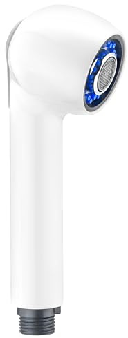 Cornat Umschaltbrause 1/2 Zoll AG - Weiß - Nach Geräuschklassen geprüfter Luftsprudler - Normal- & Brausestrahl - Herausziehbar / Brausekopf / Handbrause für Waschbecken / Geschirrbrause / AE70300