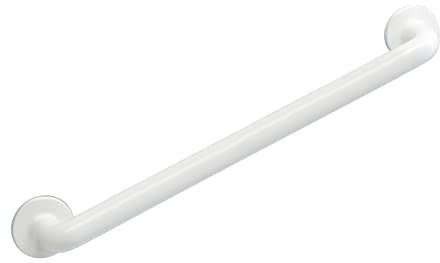 Wenko Barra de Seguridad Secura 64,5 cm - Barra de baño, Aluminio, 64.5 x 7 x 8 cm, Blanco