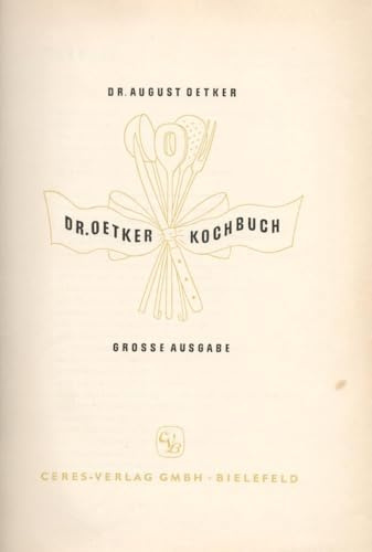 Dr. Oetker Kochbuch - Grosse Ausgabe