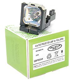 Alda PQ-Premium, Beamerlampe/Ersatzlampe kompatibel mit POA-LMP69, 610-309-7589, 6103097589 für SANYO PLV-Z2, STUDIO EXPERIENCE MATINEE, 2HD Projektoren, Lampe mit Gehäuse