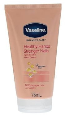 Vaseline-Handcreme Healthy Hands and Stronger Nails, 75 ml, 3er Pack (3 x 75 ml)