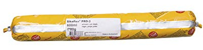 Sika FPSKPRO3GY6 422907 Sikaflex PRO 3 im Beutel, elastischer 1K-PU Dichtstoff, 600 mL, Betongrau