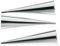 Pedrini Linea Dolci Forme per Cannoncini Mignon, Acciaio Inossidabile, Giallo, 8.5 cm, 3 unità